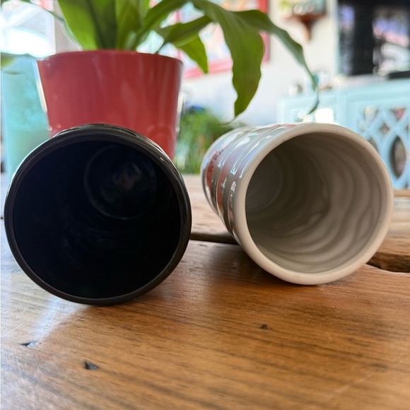 🗿🌺 VIVA Black and White Tiki Mugs LAS VEGAS - Picture 4 of 10